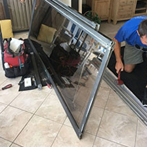 sliding glass door frame repair Palo Alto